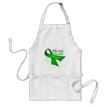 Mental Health Awareness Ribbon Apron