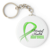 Mental Health Awareness Ribbon Key Chain