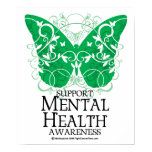 Mental Health Butterfly Poster