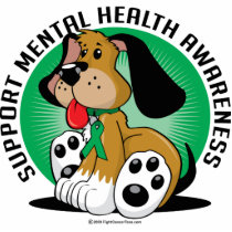 Mental Health Dog photo sculptures by fightcancertees Mental Health Dog photo sculptures