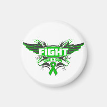 Mental Health Fight Like a Girl Wings Magnets