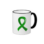 Mental Health Green Ribbon 3 Mugs