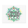 Mental Health Lotus Post Card