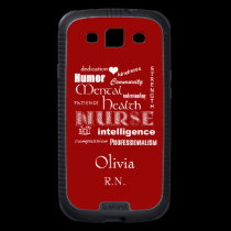 Mental Health Nurse Pride-Attributes/Red skinit case