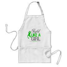 Mental Health Ribbon - Fight Like a Girl Apron