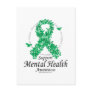Mental Health Ribbon of Butterflies Post Cards