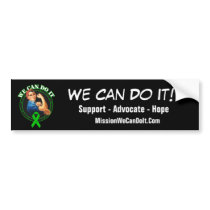 Mental Health - Rosie The Riveter - We Can Do It Bumper Stickers