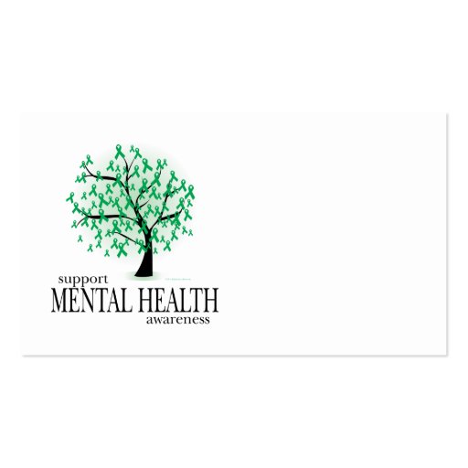 Mental Health Tree Business Card (front side)
