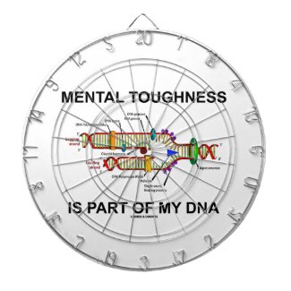 Mental Toughness Is Part Of My DNA Dartboard