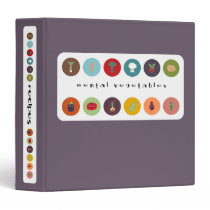 mental vegetables polka recipe binder binders