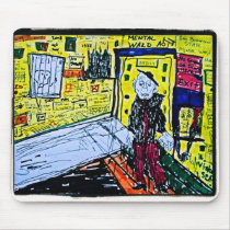 Mental Ward Drawing mousepads