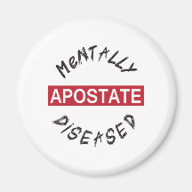 Mentall-Diseased.png Refrigerator Magnets