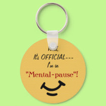 "Mental'pause" keychain
