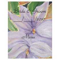 menu custom flyer