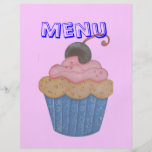 menu custom flyer