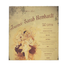 Menu de la Journee (Menu) Note Pads