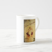Menu de la Journee (Menu) Porcelain Mugs