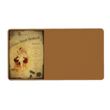 Menu de la Journee (Menu) Shipping Labels