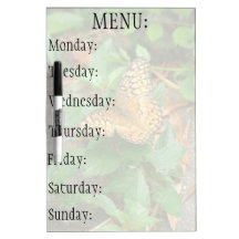 Menu Dry-Erase Whiteboard