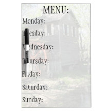 Menu Dry-Erase Whiteboards