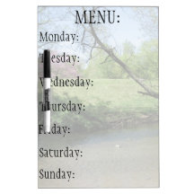 Menu Dry-Erase Whiteboards