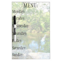 Menu Dry Erase Whiteboards