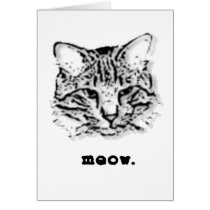 Meow card. by pitt_chick Meow card.