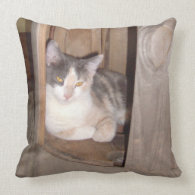 Meow Cats 33 Square Throw Pillow