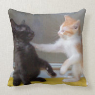 Meow Cats 34 Square Throw Pillow