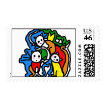 Meow Cats Stamp