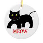 Meow Christmas Tree Ornaments