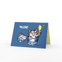 Meow! Cute Cat Card