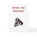 Meow Like a Pirate, Avast, me hearties! cards