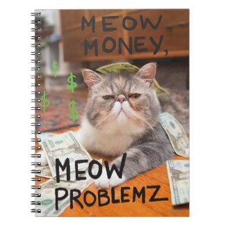 Meow Money, Meow Problemz Note Books