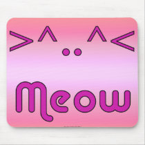 Meow mousepads by clarachandler Meow mousepads