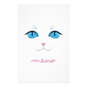 Meow Personalized Stationery