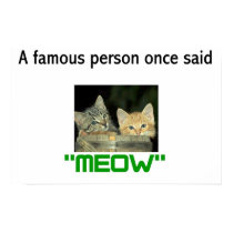 "Meow" posters by speedfiresrfr "Meow" posters