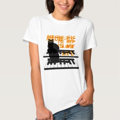 Meow-sic Is My Life Shirts