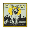 "Meow" Vintage Artwork magnets
