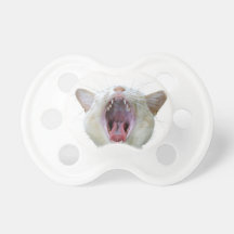 Meowing cat pacifier