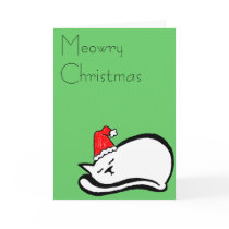 Meowry Christmas Card (customizable)