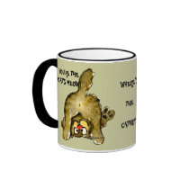 Meows it Going? Cartoon Cat Mug by zooogle Meows it Going? Cartoon Cat Mug