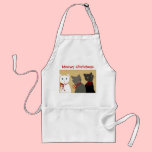 Meowy Christmas aprons