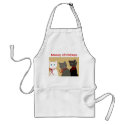 Meowy Christmas aprons