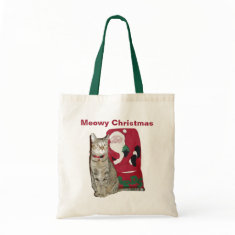 Meowy Christmas bag