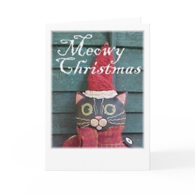 Meowy Christmas cards
