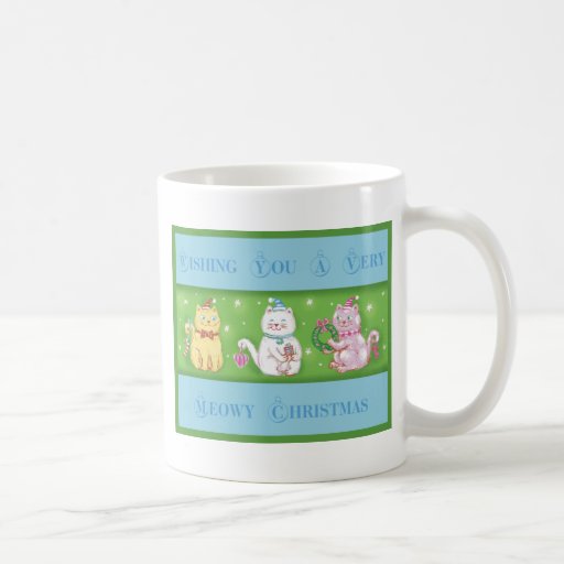 Meowy Christmas Mugs