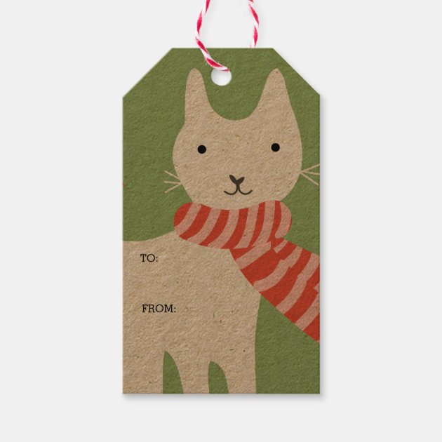 Meowy Christmas Pack Of Gift Tags-0