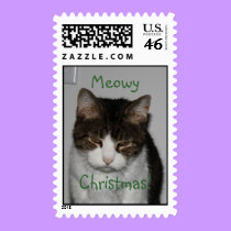 Meowy Christmas! - postage stamps stamps