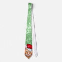 Meowy Christmas Tabby tie